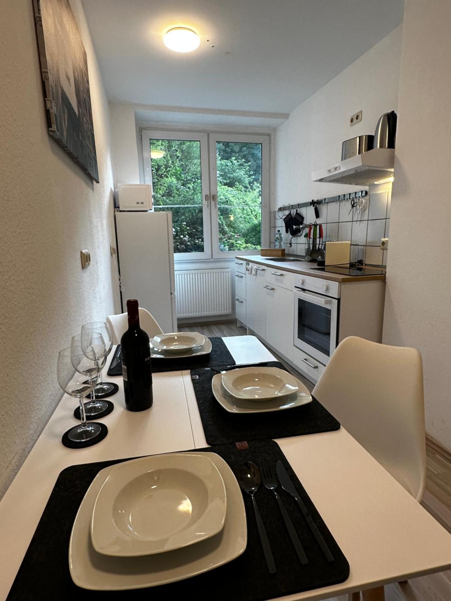 City Studios Mit Garten In Elberfeld- Zentral - Nespresso - Netflix Wuppertal Rom bilde