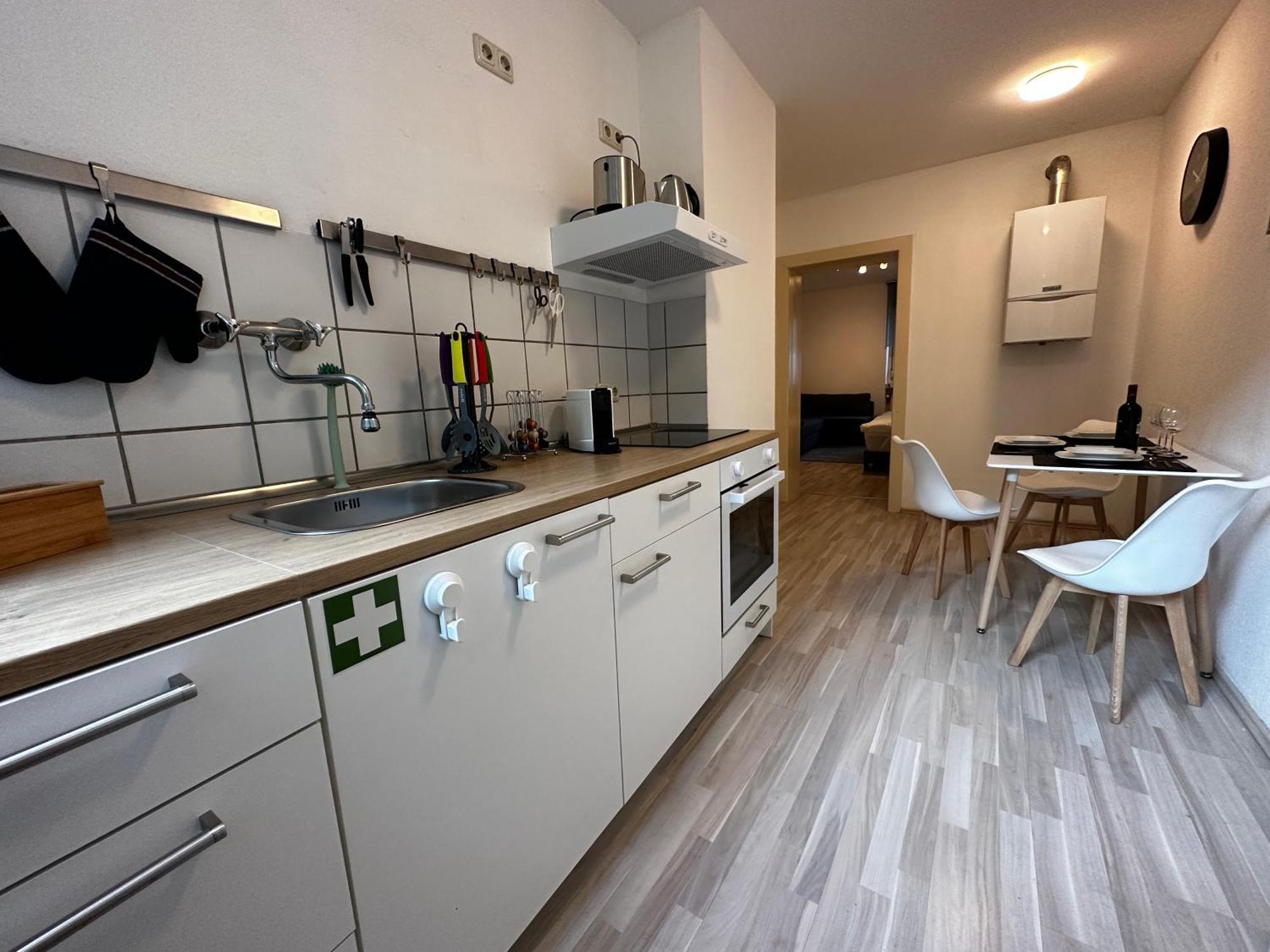 City Studios Mit Garten In Elberfeld- Zentral - Nespresso - Netflix Wuppertal Rom bilde